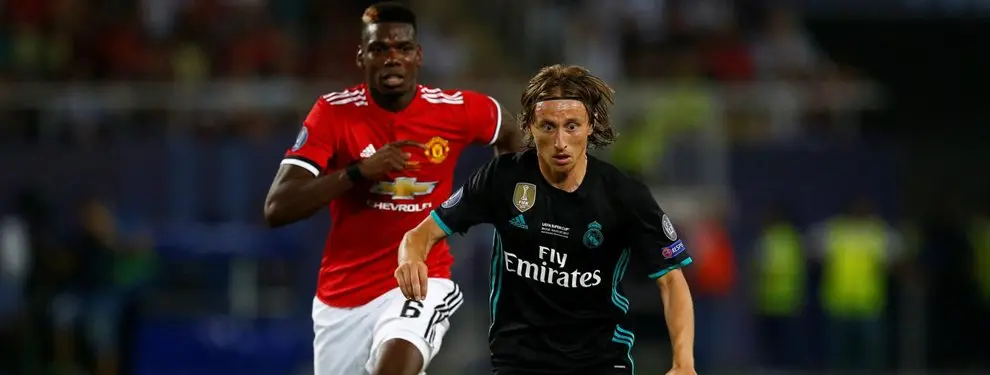Deja a Pogba y jugará con Modric (y no en el Real Madrid de Zidane)