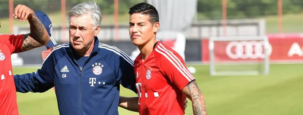 James Rodríguez cambia a Ancelotti (Napoli) por una bomba de última hora