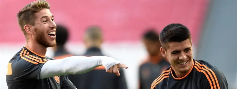 El emotivo gesto de Sergio Ramos con Morata