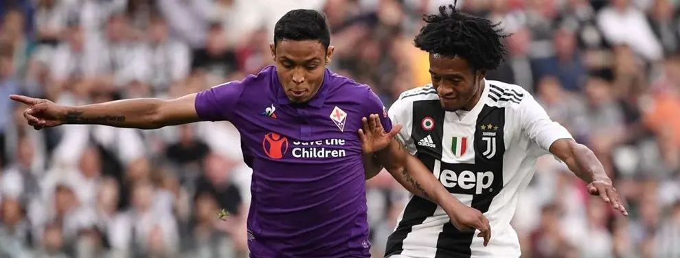 Luis Muriel y Juan Cuadrado comparten agenda de un equipo inglés