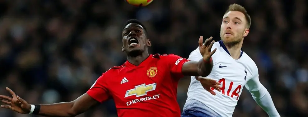 El ‘plan B’ de Florentino Pérez a Eriksen y Pogba (y no es van de Beek)