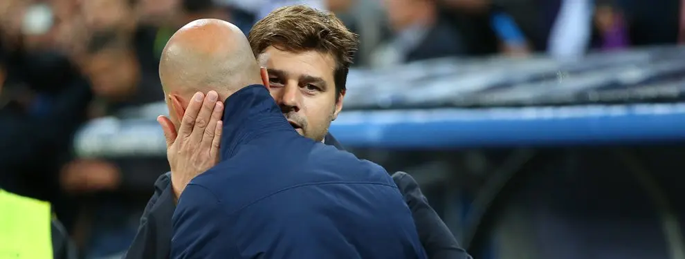 Deja tirado a Zidane y se va con Pocchettino: lío en el Real Madrid