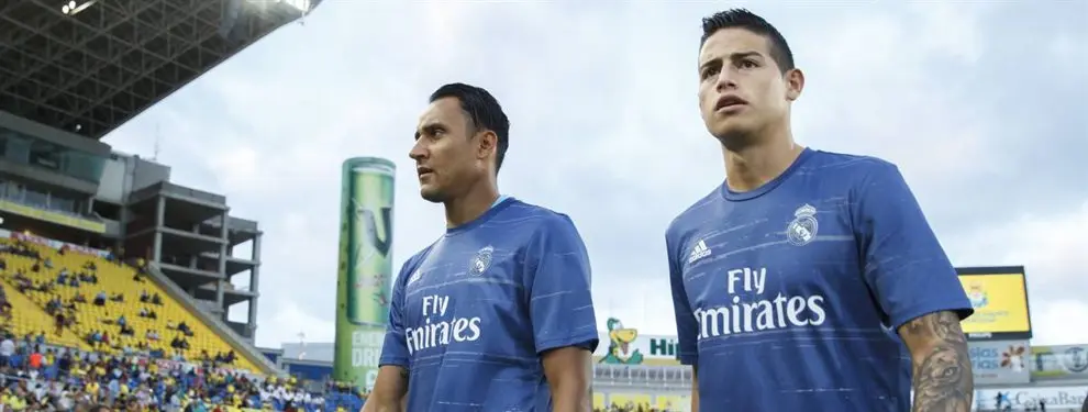 Chivatazo a James Rodríguez: Keylor Navas le cuenta dónde jugará