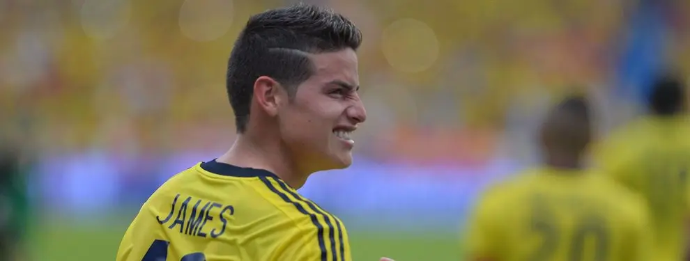 El bombazo de James Rodríguez que incendia el Real Madrid