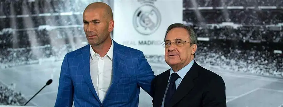 Zidane se la juega a un crack de Florentino Pérez