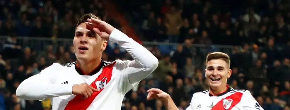 Quintero tiene una oferta de España para dejar River pese a estar lesionado