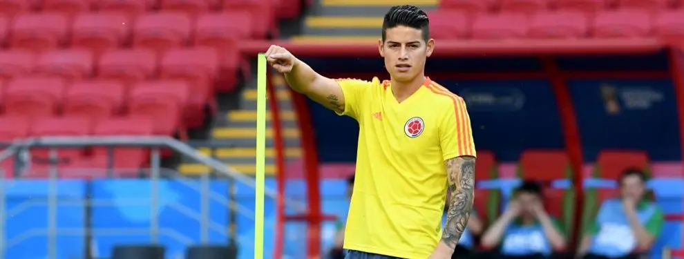 Las condiciones (y son dos) para que James Rodríguez fiche por el Atlético