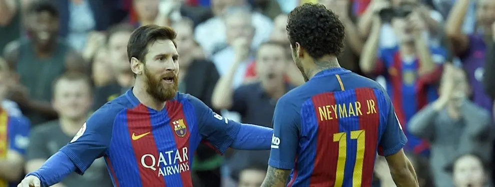La jugarreta de Neymar a Messi de la que todo el Barça habla