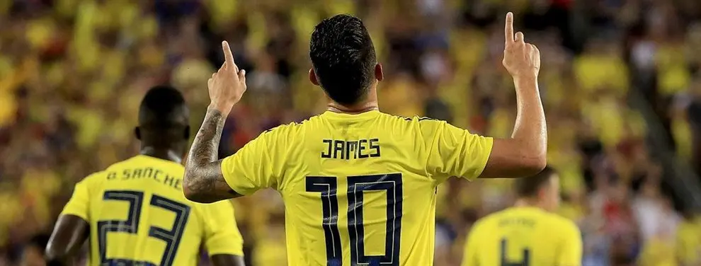 James Rodríguez planta a Nápoles y Atlético: 