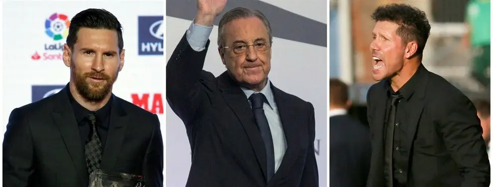 Un objetivo de Messi, Simeone y Florentino Pérez podía tener destino bomba