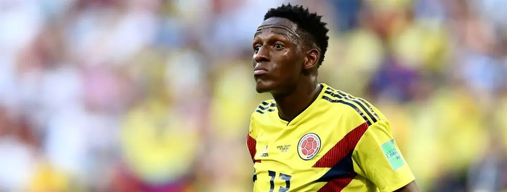 Yerry Mina la lía en Inglaterra y tiene pie y medio en un equipo de La Liga