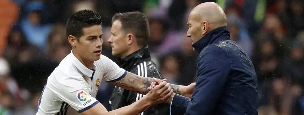 Sale a la luz el motivo por el que Zidane tiene cruzado a James Rodríguez