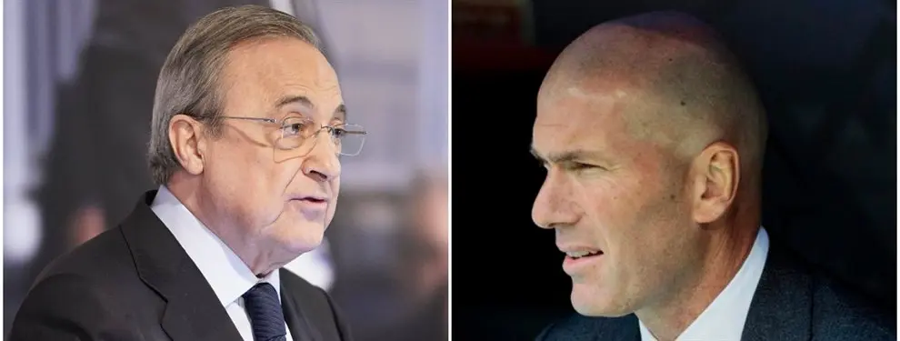Florentino Pérez señala a un titular de Zidane (y lo quiere echar)