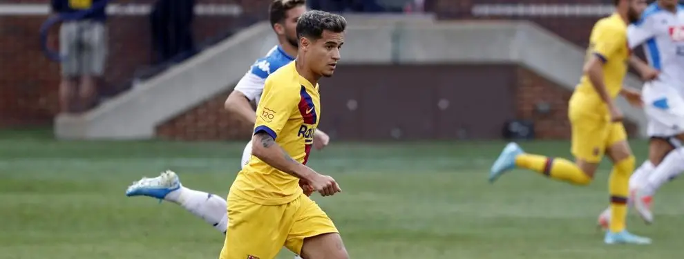 Coutinho tiene dos vías de escape: y en el Barça aceleran su fuga