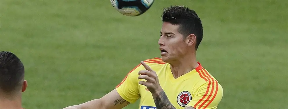 La ¡pelea de James Rodríguez! en el Real Madrid (y no es con Zidane)