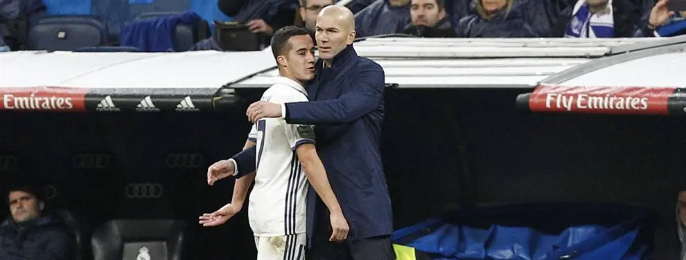 Zidane frena una salida cantada en el Real Madrid (y no es Lucas Vázquez)