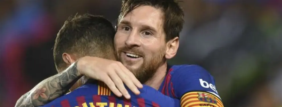 Messi no puede parar de reír.No ha debutado y ya hay criticas a Coutinho