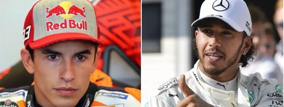 ¡Bombazo, habrá duelo de duelos!: ¡Marc Márquez contra Lewis Hamilton!