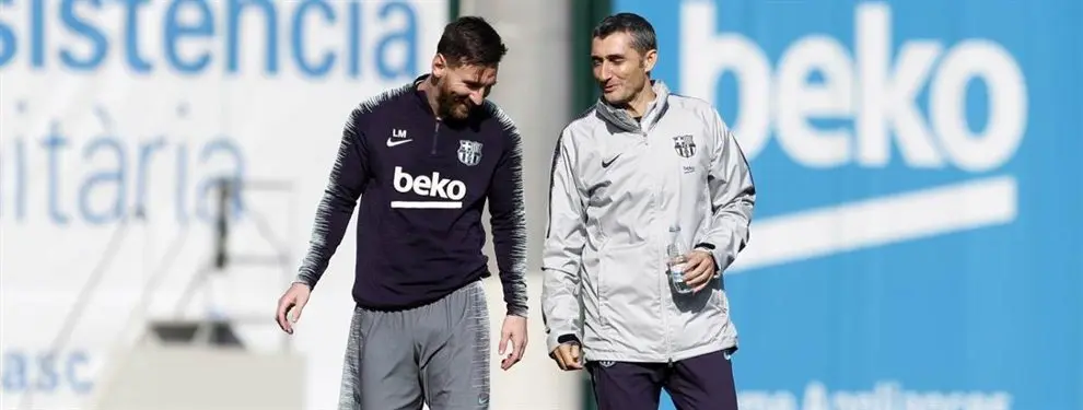 Messi y Valverde pactan una salida que no gusta en el vestuario del Barça