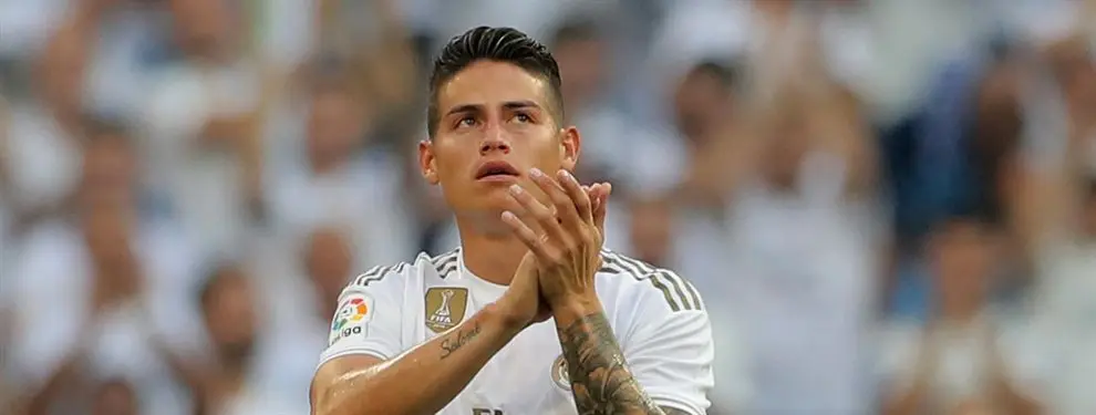 James Rodríguez a Florentino Pérez: “Fíchalo o lo hará el Barça”