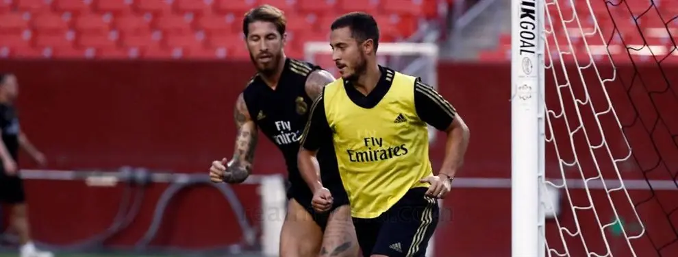 Zinedine Zidane y Sergio Ramos indignados con Eden Hazard ¡por esto!