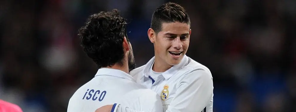 Ni James Rodríguez ni Isco: los dos que rechazaron salir del Real Madrid