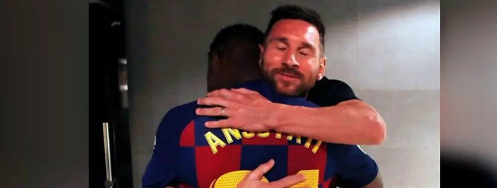 Lo que se esconde tras el abrazo de Messi a Ansu Fati (y es muy feo)