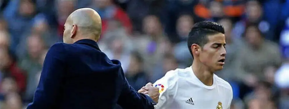 ¡Ha destrozado a James! Zidane se lo deja claro:vas a jugar lo mismo que yo