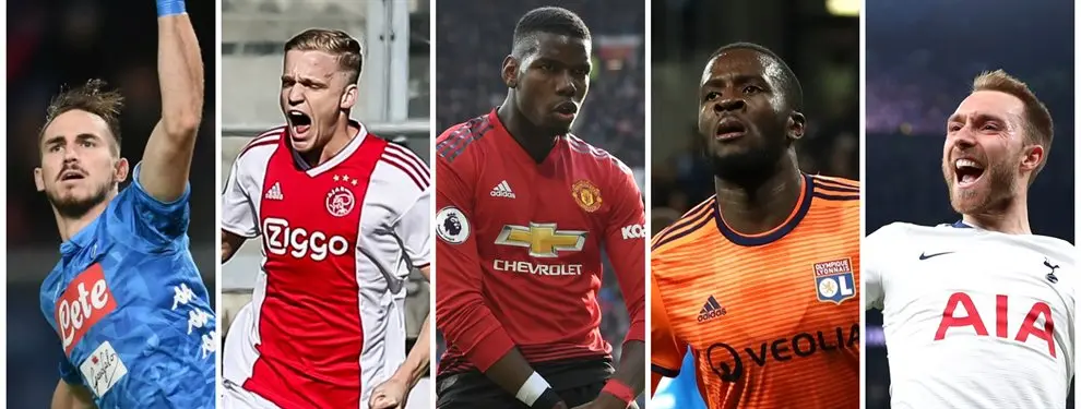 El motivo por el que no llegaron Van de Beek, Pogba, Eriksen, Fernandes…