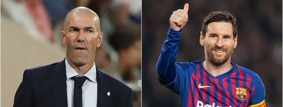 La oferta increíble que reuniría a Messi y Zidane en el mismo club