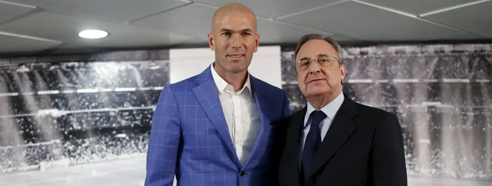 Zidane no lo quiere en el Real Madrid y Florentino Pérez lo tiene fichado