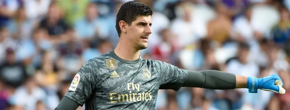 El lío de Courtois que corre como la pólvora y llega a Florentino Pérez