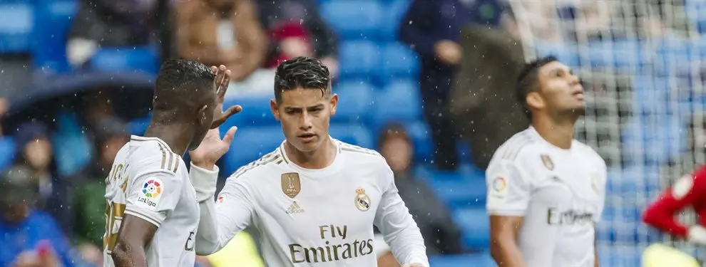 Zidane sorprende: James Rodríguez ha sido el mejor. Lucas Vázquez, fuera