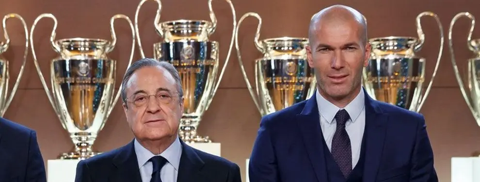 Se encara con Zidane: la pelea en el Real Madrid que Florentino Pérez tapa