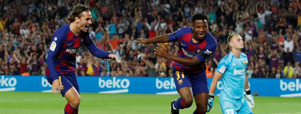 ¡Escándalo! Griezmann ningunea públicamente a Ansu Fati