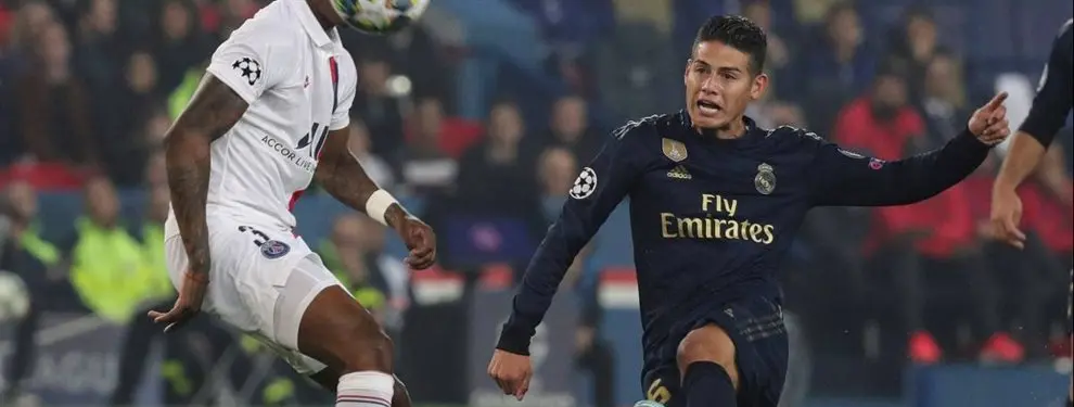 James Rodríguez tiene una ¡pelea bestial! con un jugador del Real Madrid