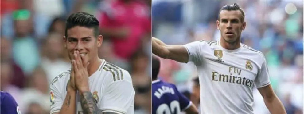 Zidane reúne a James Rodríguez y Gareth Bale: ¡y ojo a la sorpresa!