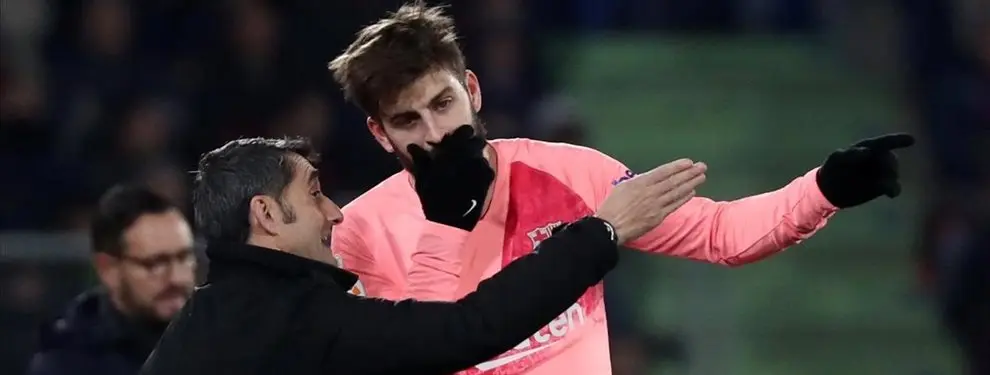 Bestial: la rajada de Piqué sobre Ernesto Valverde que llega a Messi