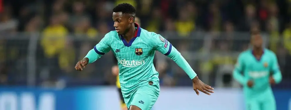 El lío brutal con Ansumane Fati del que Messi y Piqué no hablan en el Barça