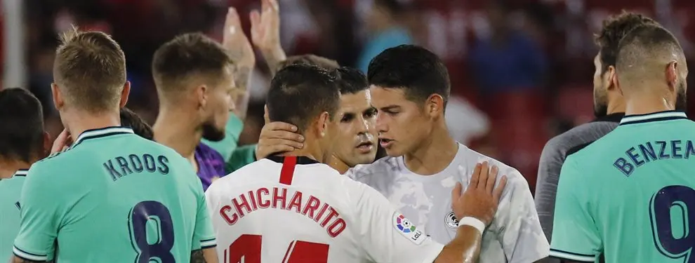 Zidane avisa a James Rodríguez: ¡Brilla ante el Atlético o al banquillo!