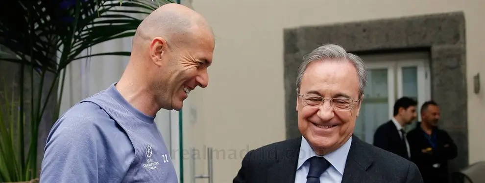 Florentino Pérez lo tiene fichado y ¡Zidane no lo quiere en el Real Madrid!