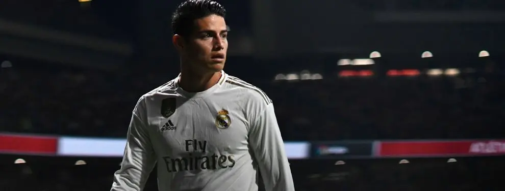 El Madrid lo cierra para 2020: James Rodríguez más 30 ‘kilos’