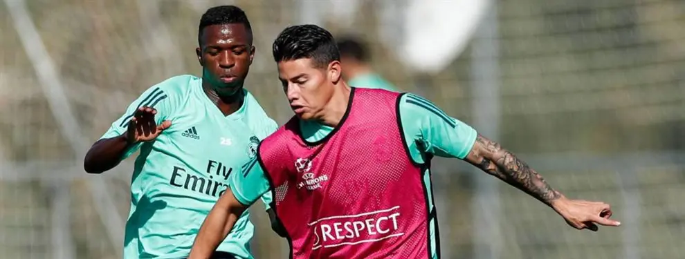 El detalle de James Rodríguez que enamora a Zidane y al Real Madrid