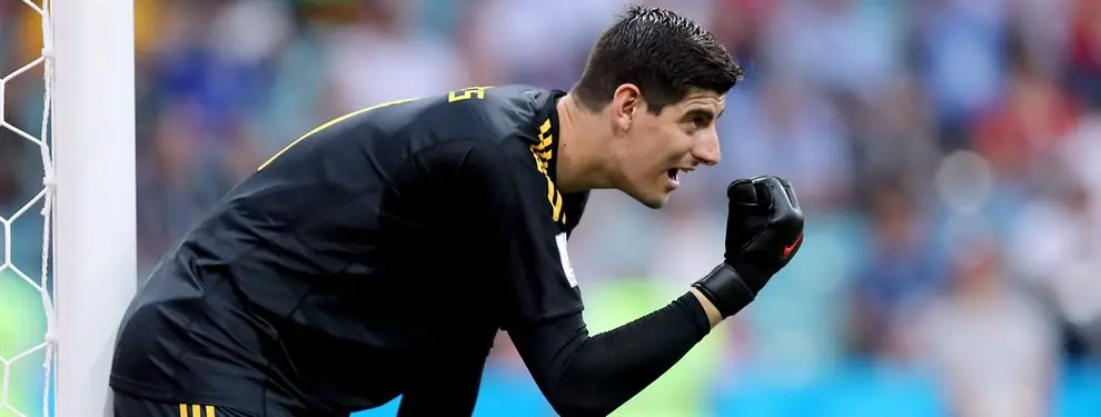 ¡Ojo a la última de Courtois! Sergio Ramos y Benzema estallan de risa