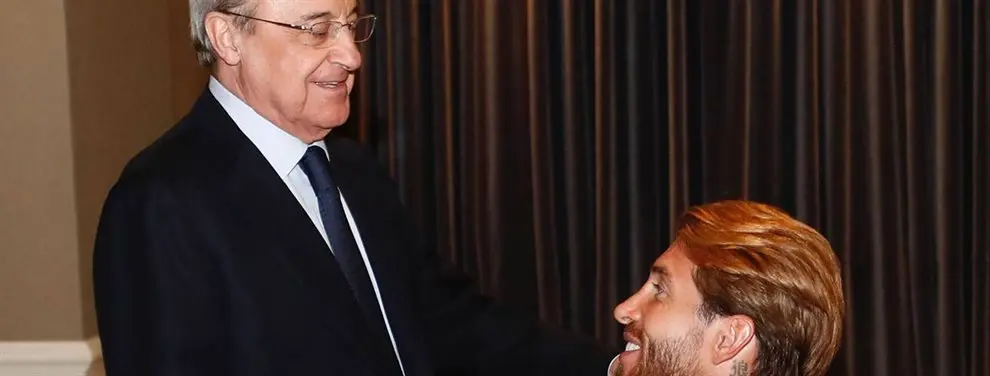 ¡Está en la calle! Florentino Pérez se lo carga ¡y Sergio Ramos se alegra!
