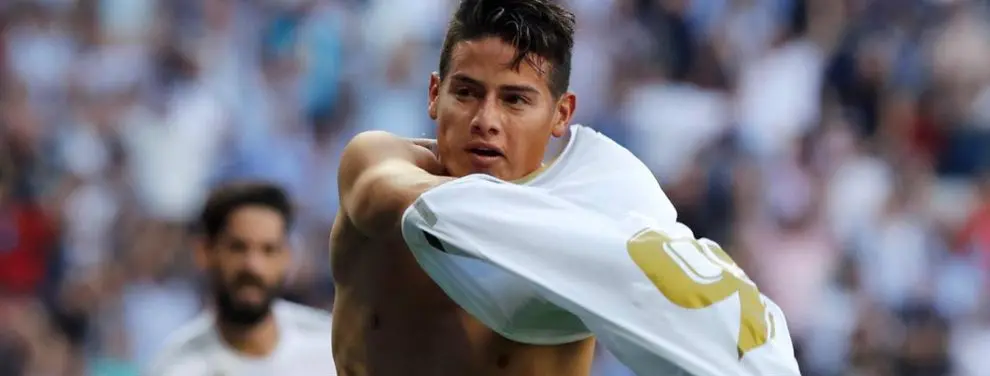 James Rodríguez se va de la lengua: el lío más feo en el Madrid de Zidane