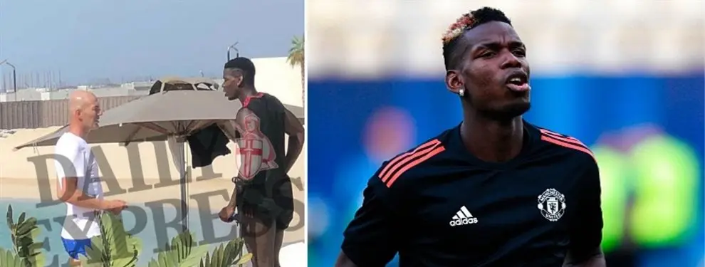 ¡Zidane se reúne con Pogba! Y hay fotos. ¡Ojo al mensaje bomba!