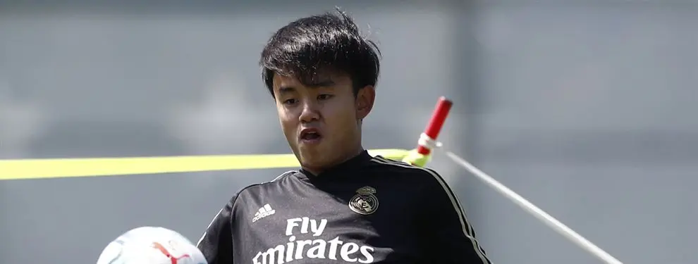 ¡Hace un Ceballos! Kubo habla alto y claro y señala a Zinedine Zidane