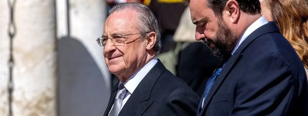 El as en la manga de Florentino Pérez para acabar con Messi y el Barça