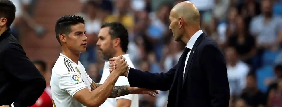 La rajada de James Rodríguez contra Zidane que sale a la luz